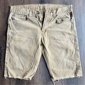 Levi's Men's Tan Jean Shorts 511 Size 34